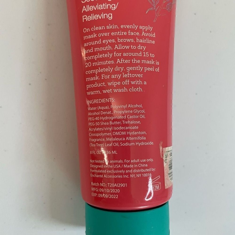New!Dr.Wellness| Tea Tree| Peel Off Mask| Soothing| Alleviating - Picture 7 of 8